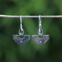 Boucles d'Oreilles Argent 925 & Améthyste [0524]