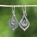 Boucles d'Oreilles Argent 925 & Améthyste [0526]