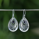 Boucles d'Oreilles Argent 925 & Améthyste [0528]