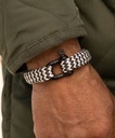 Gorgeous George Slate Gray & Off White | Black - S [Bracelet]