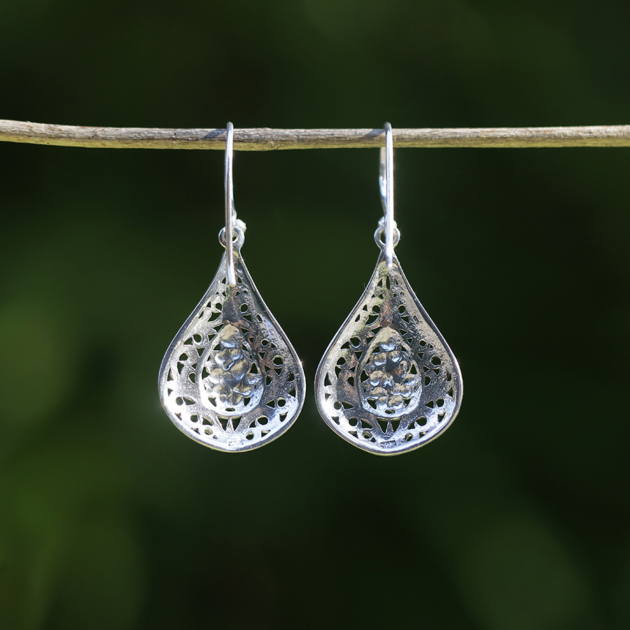 Boucles d'Oreilles Argent 925 [0684]