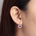 Boucles d'Oreilles Argent 925 & Améthyste [0704]