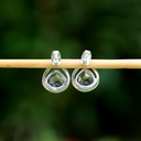 Boucles d'Oreilles Argent 925 & Améthyste [0704]