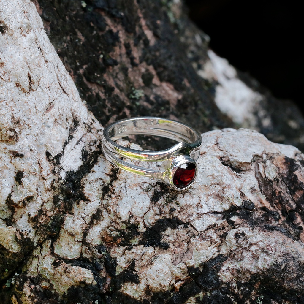 Bague Argent 925 & Grenat [1140]