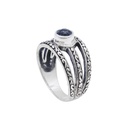 Bague Argent 925 & Topaze bleu [1146]