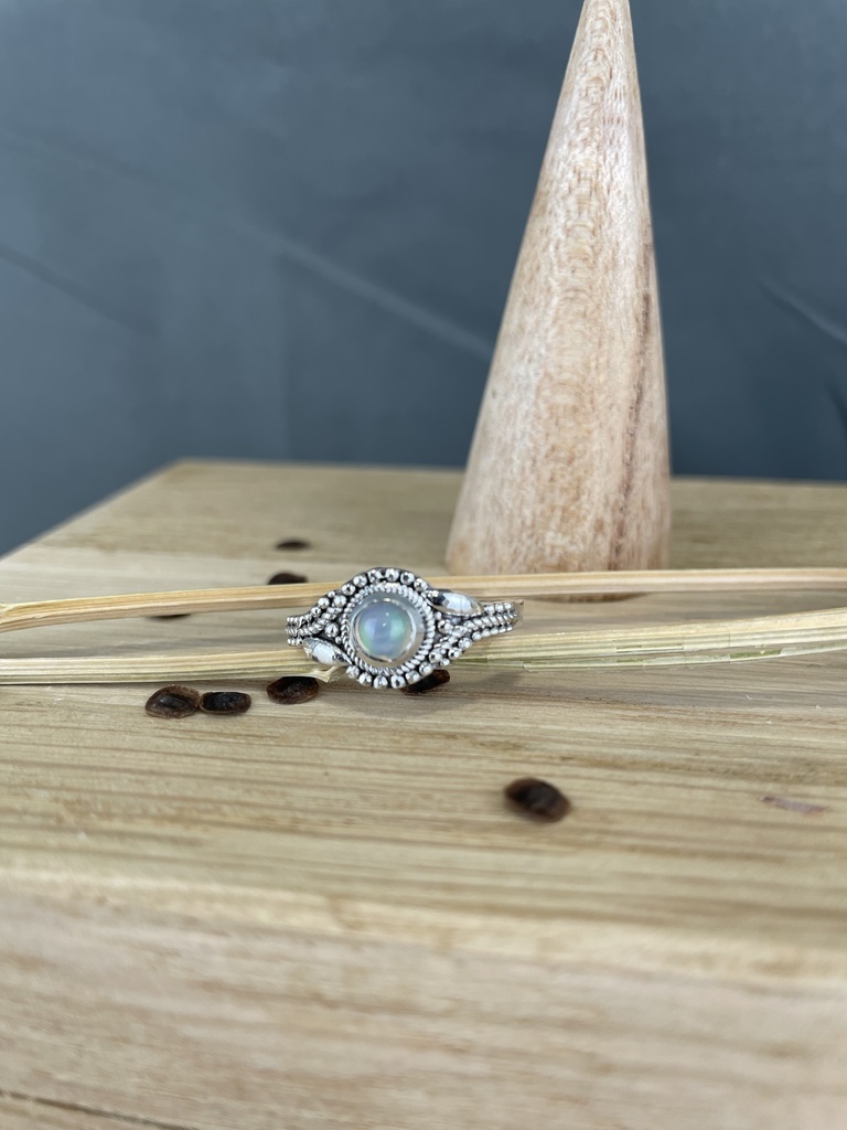 Bague Argent 925 & Opale Ethiopienne [1047]