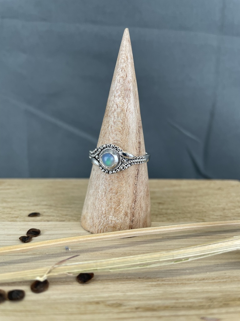 Bague Argent 925 & Opale Ethiopienne [1047]