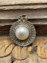 Pendentif Argent 925 & Perle de Culture [0098]