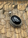 Pendentif Argent 925 & Œil de Chat [0110]