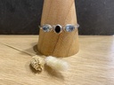 Bracelet Argent 925 & Topaze & Grenat [0140]
