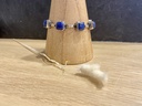 Bracelet Argent 925 & Lapis Lazuli [0149]