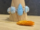 Bracelet Argent 925 & Larimar [0150]