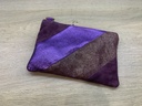 Pochette Cuir/daim Violet [Pochette]