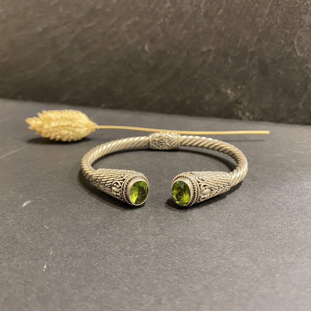 Bracelet Argent 925 & Péridot [0210]