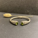 Bracelet Argent 925 & Péridot [0210]