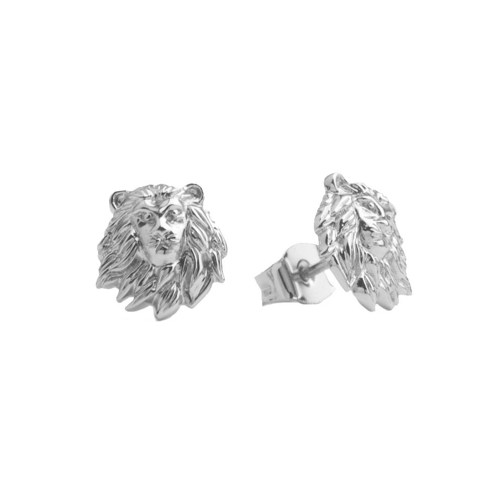 Boucles d'Oreilles Parade Earrings Lion Silver  