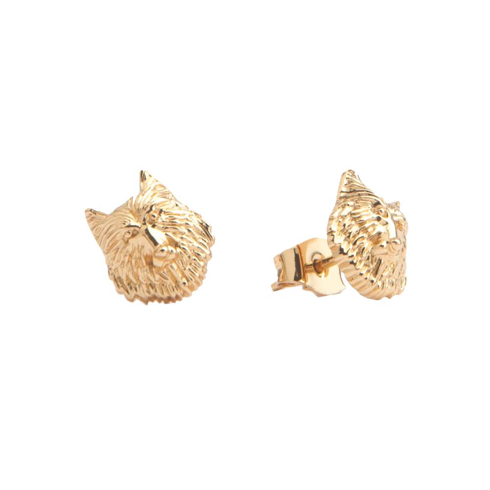 Boucles d'Oreilles Parade Earrings Wolf Gold 