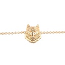 Bracelet Souvenir Bracelet Wolf Gold - All The Luck In The World