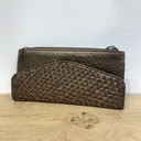 Portefeuille Cuir Tina Bronze - Léa Toni