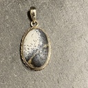 Pendentif Argent 925 & Agate [0317]