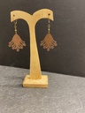 Boucles D'Oreilles Totem Cuivré