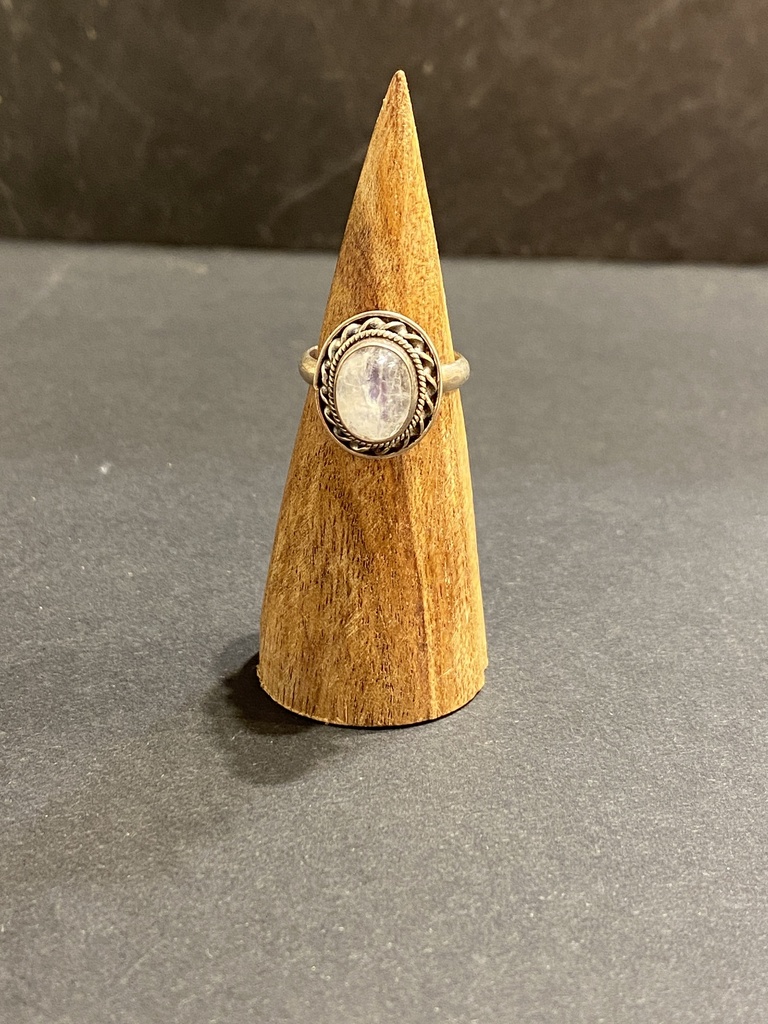 Bague Argent 925 & Pierre de Lune [0175]