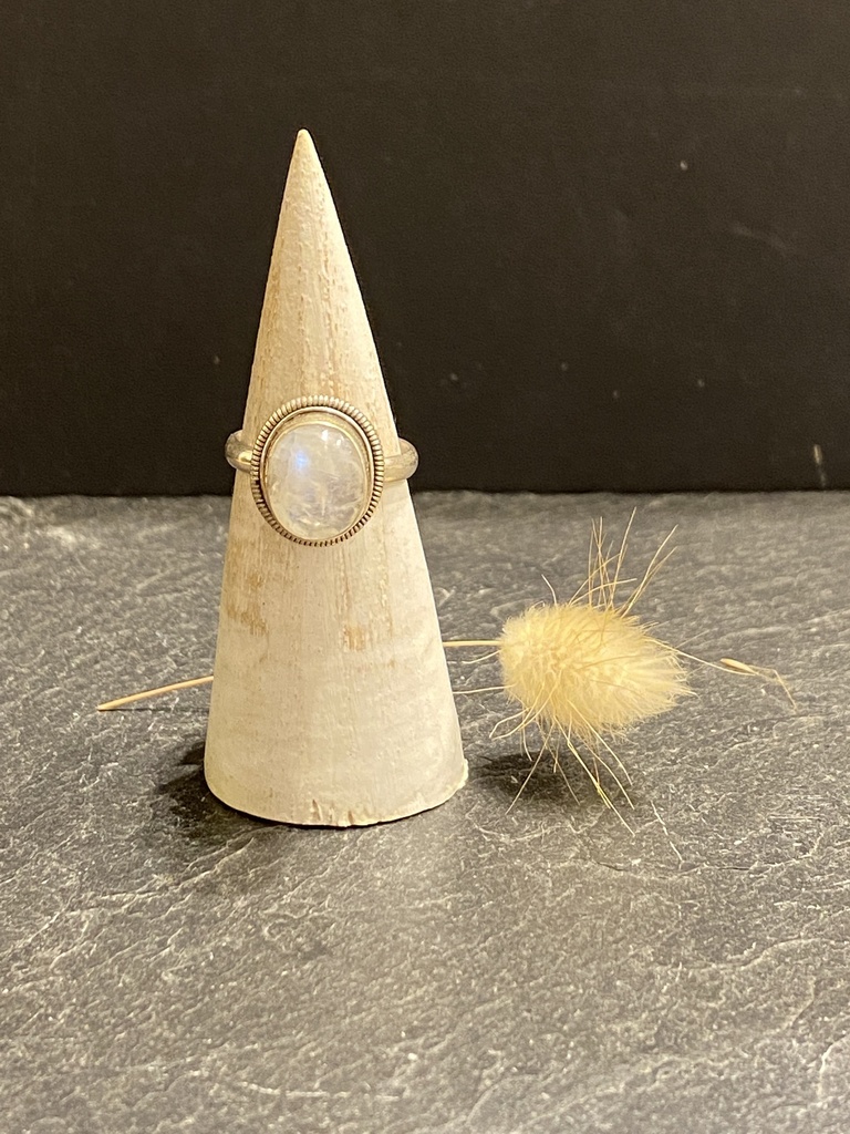 Bague Argent 925 & Pierre de Lune [0298]