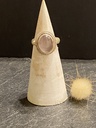 Bague Argent 925 & Quartz Rose [0307]