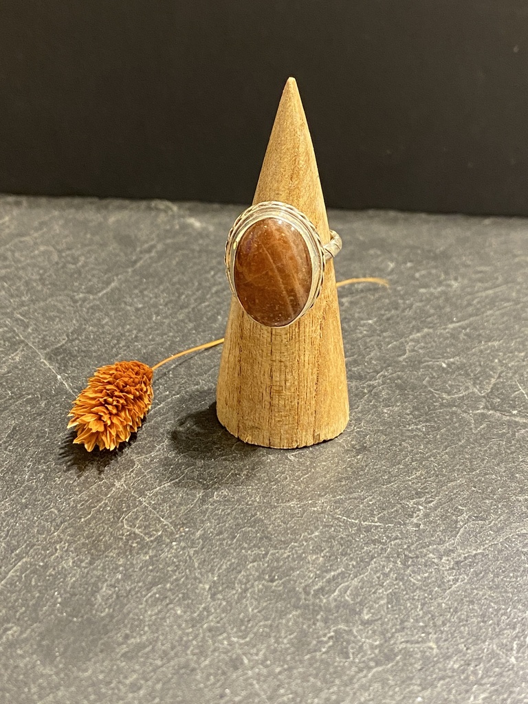 Bague Argent 925 & Pierre de Soleil [0351]