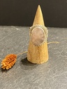 Bague Argent 925 & Quartz Rose [0383]