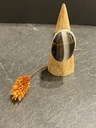 Bague Argent 925 & Agate Zébrée [0394]