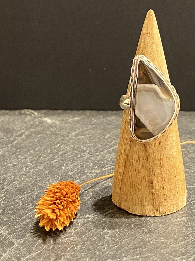 Bague Argent 925 & Pierre Naturelle [0434]