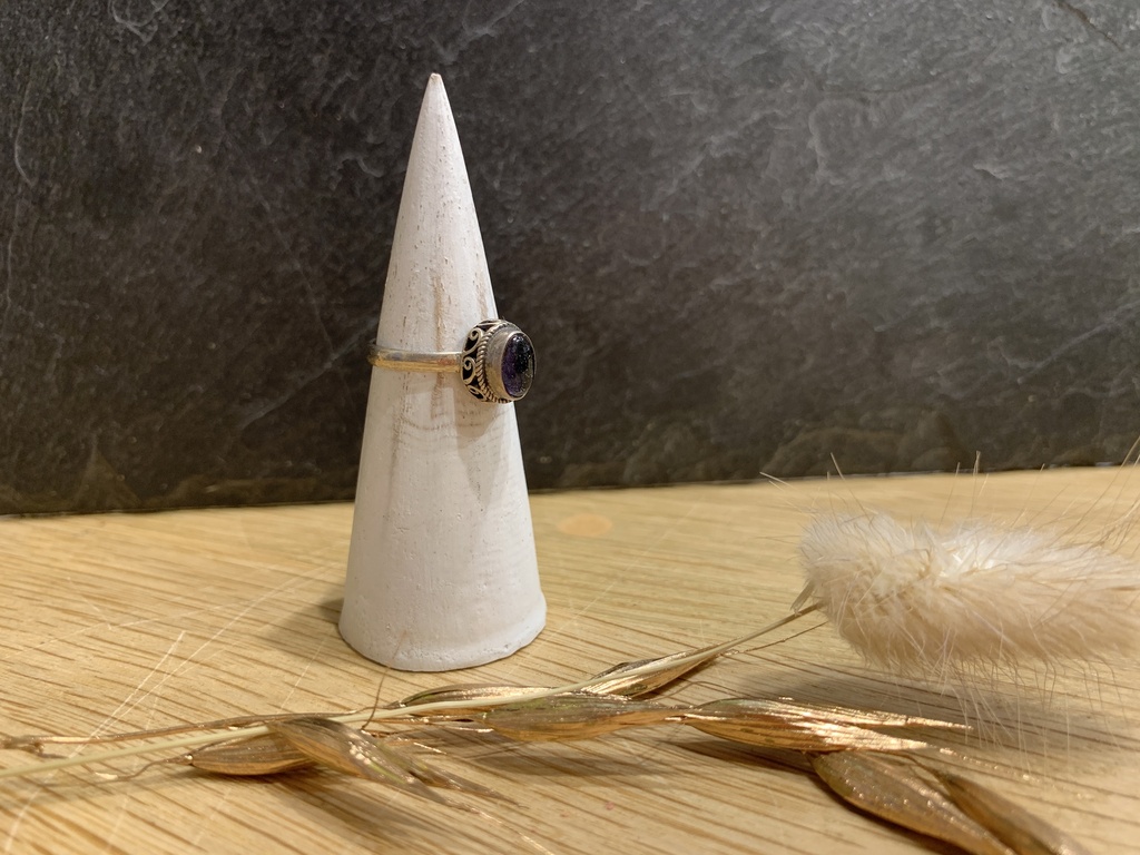 Bague Argent 925 & Améthyste [0542]