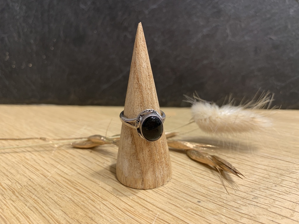 Bague Argent 925 & Onyx [0600]