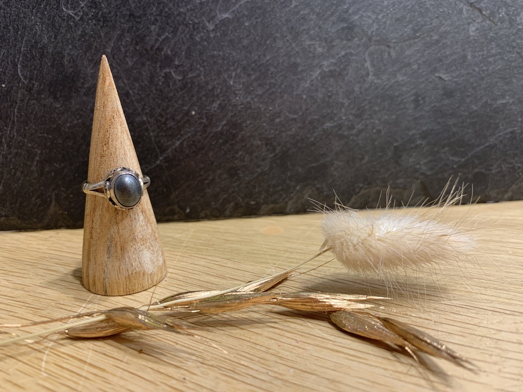 Bague Argent 925 & Hématite [0603]