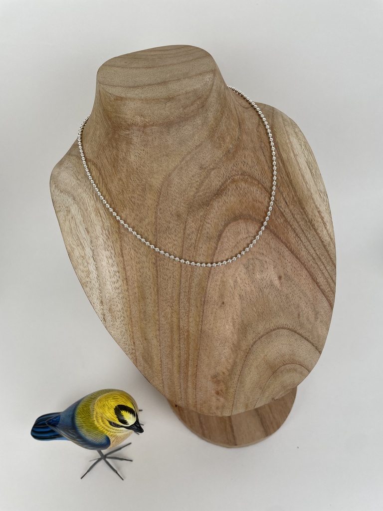 Chaîne Argent 925 Boule (L) 60 cm [0009]