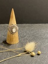 Bague Poison Argent 925 & Pierre de Lune [0620]