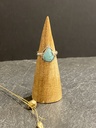 Bague Argent 925 & Turquoise [0686]