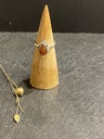 Bague Argent 925 & Cornaline [0692]