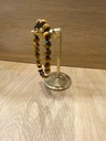 Bracelet Œil de Tigre - Grande Perles - Medium - D'Oz Homme