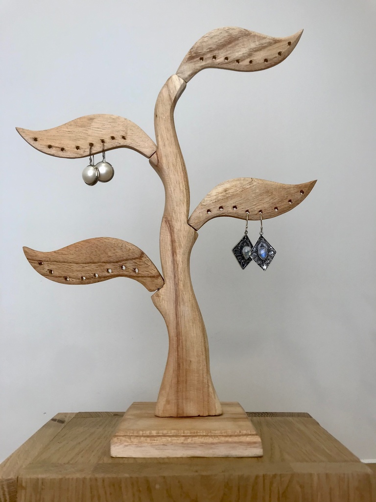 Arbre à bijoux en bois couleur naturelle - Big Panda