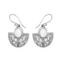 Boucles d'Oreilles Argent 925 & Perle de Culture [0534]