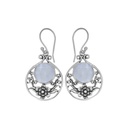 Boucles d'Oreilles Argent 925 & Perle de Culture [0546]
