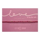 Bracelet Love Rose & Doré - Les Mots Doux