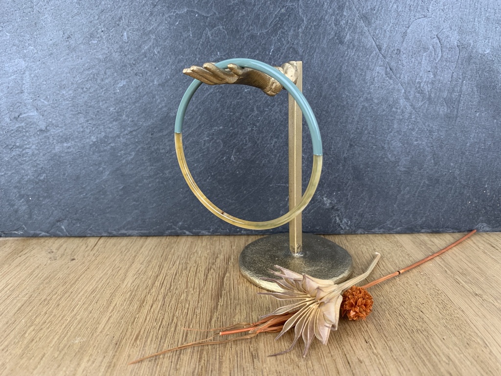 Jonc - Sauge - Large - Corne de buffle & laque - Soyang