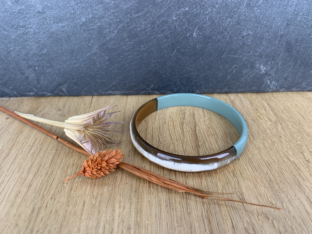 Jonc - Sauge - Medium - Corne de buffle & laque - Soyang