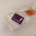 Pendentif Argent 925 & Hydroquartz Rouge [0356]