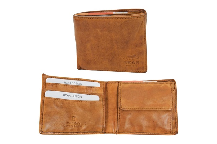 Portefeuille Cow Lavato Cognac - Bear Design