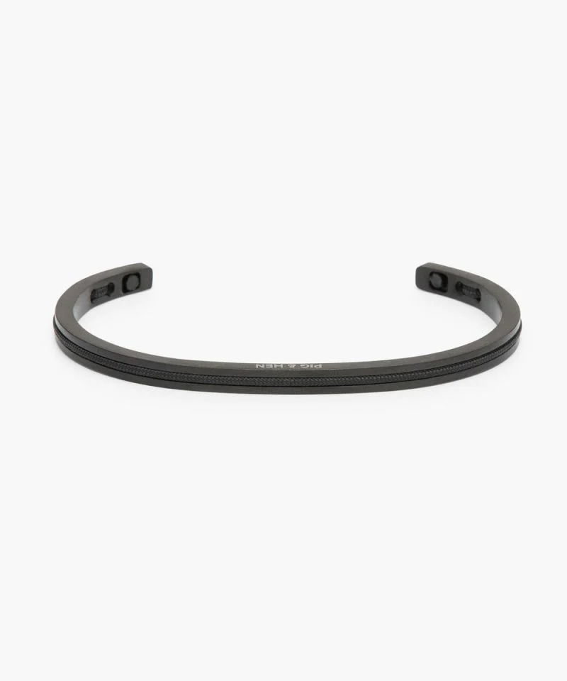 Bracelet Navarch 4mm (Black | Black, S/M
(17cm))