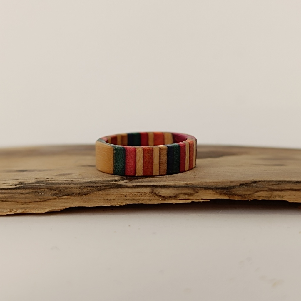 Bague en Skateboard Recyclé [0004]